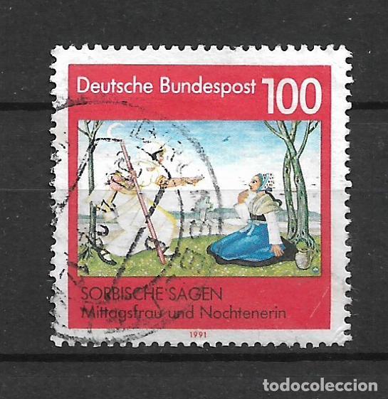Sellos: alemania 1991 michel 1577 usado - 19/64
