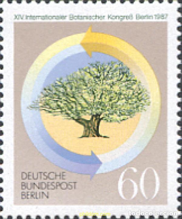 Sellos: 131724 MNH ALEMANIA. Berl&iacute;n 1987 14 CONGRESO INTERNACIONAL DE LOS BOTANICOS, EN BERLIN