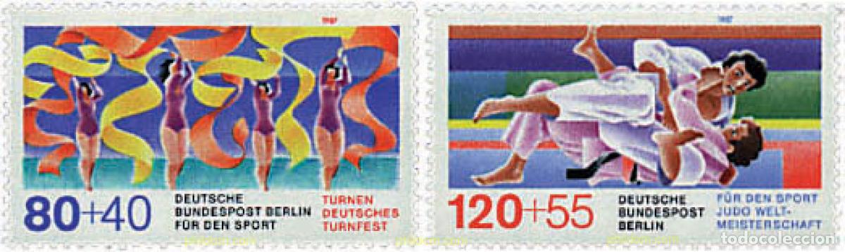 Sellos: 64829 MNH ALEMANIA. Berl&iacute;n 1987 PRO DEPORTE