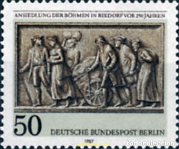 Sellos: 131721 MNH ALEMANIA. Berl&iacute;n 1987 250 ANIVERSARIO DEL ESTABLECIMIENTO DE LOS BOHEMIOS EN RIXDORF