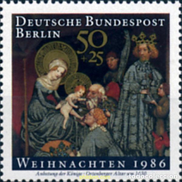 Sellos: 131699 MNH ALEMANIA. Berl&iacute;n 1986 NAVIDAD