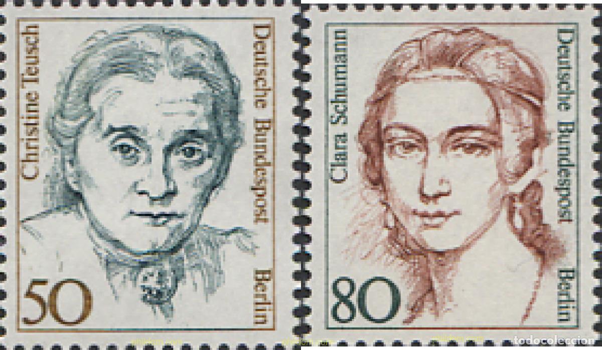 Sellos: 131704 MNH ALEMANIA. Berl&iacute;n 1986 MUJERES ALEMANAS FAMOSAS
