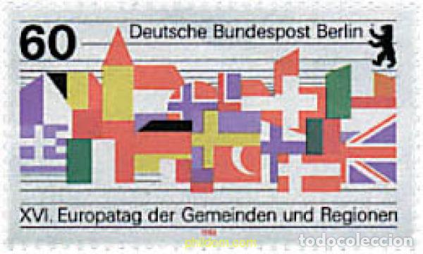 Sellos: 64824 MNH ALEMANIA. Berl&iacute;n 1986 16 JORNADA EUROPEA DE LOS MUNICIPIOS Y REGIONES, EN BERLIN