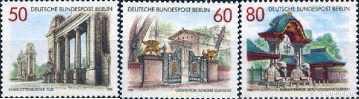Sellos: 131690 MNH ALEMANIA. Berl&iacute;n 1986 PUERTAS Y PORTALES DE BERLIN