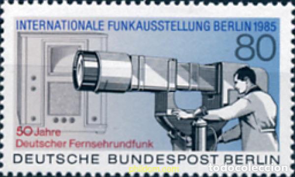Sellos: 131666 MNH ALEMANIA. Berl&iacute;n 1985 EXPOSICION INTERNACIONAL DE RADIO Y TELEVISION EN BERLIN Y 50 ANI