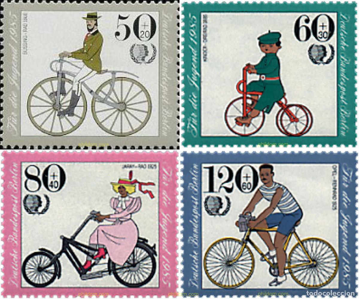 Sellos: 64822 MNH ALEMANIA. Berl&iacute;n 1985 PRO JUVENTUD. A&Ntilde;O INTERNACIONAL DE LA JUVENTUD
