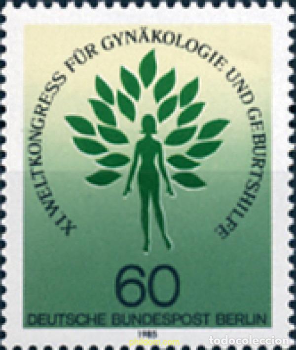 Sellos: 131669 MNH ALEMANIA. Berl&iacute;n 1985 11 CONGRESO MUNDIAL DE DE GINECOLOGIA Y OBSTETRICIA, EN BERLIN