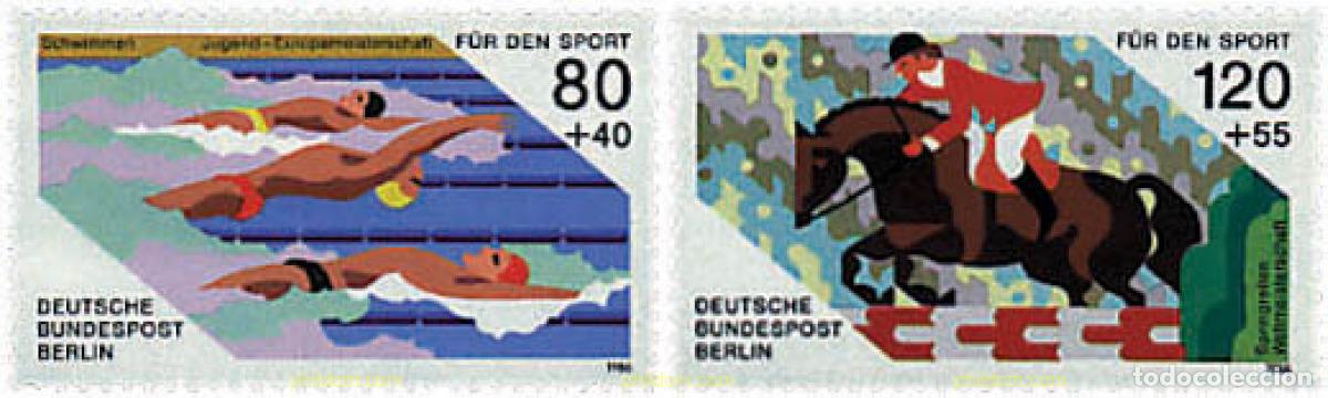 Sellos: 64828 MNH ALEMANIA. Berl&iacute;n 1986 PRO DEPORTE