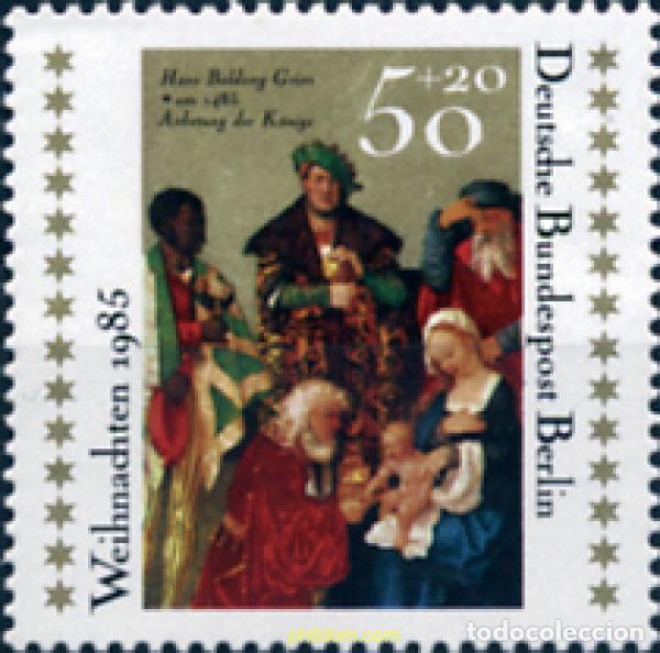 Sellos: 131680 MNH ALEMANIA. Berl&iacute;n 1985 NAVIDAD. 500 ANIVERSARIO DEL NACIMIENTO DEL PINTOR HANS BALDUNG G