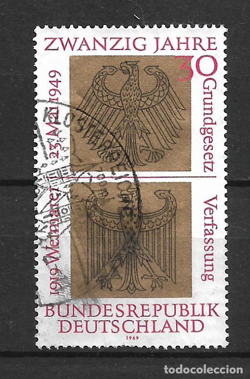 Sellos: alemania 1969 michel 585 usado - 19/64