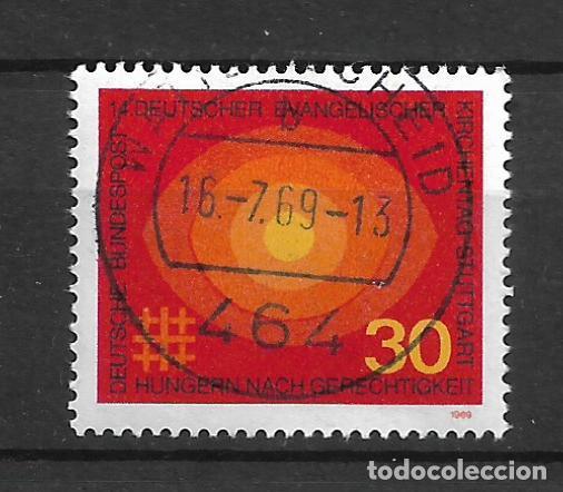 Sellos: alemania 1969 michel 595 usado - 19/64