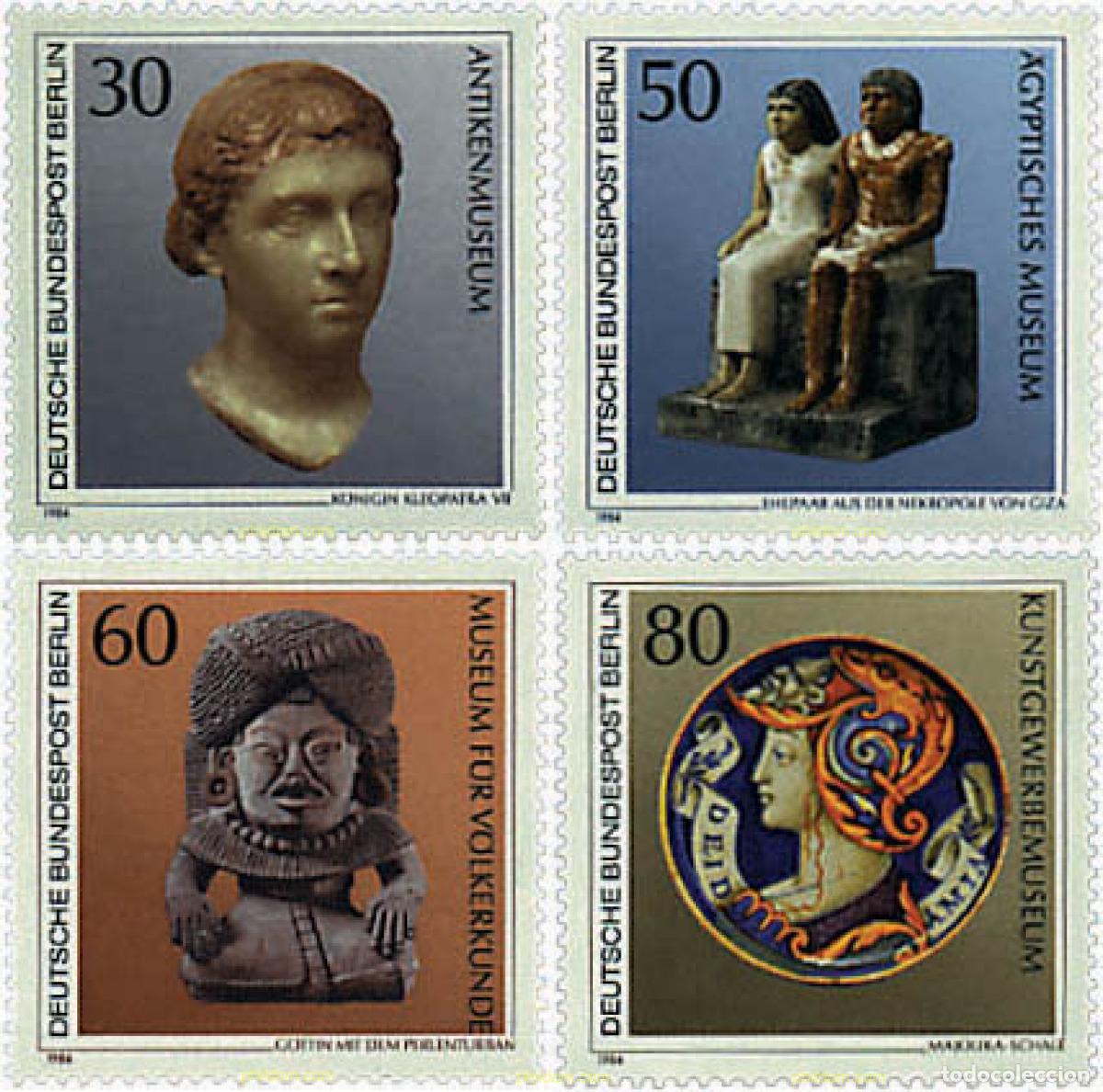 Sellos: 64816 MNH ALEMANIA. Berl&iacute;n 1984 OBRAS DE ARTE DE MUSEOS DE BERLIN