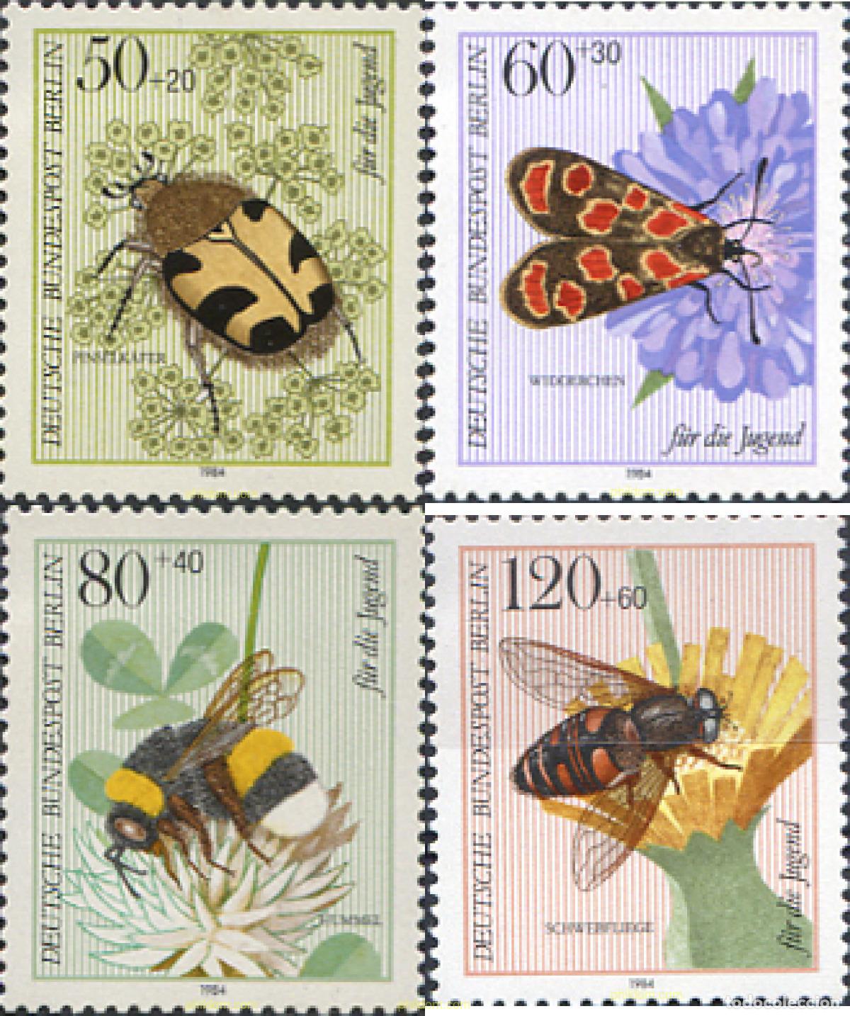 Sellos: 97487 MNH ALEMANIA. Berl&iacute;n 1984 PRO JUVENTUD