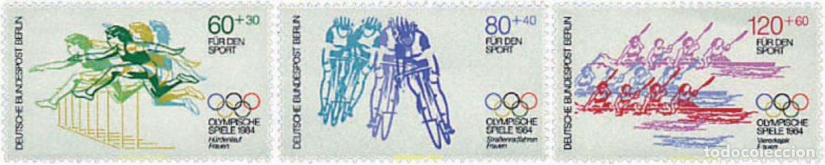 Sellos: 64820 MNH ALEMANIA. Berl&iacute;n 1984 23 JUEGOS OLIMPICOS VERANO LOS ANGELES 1984