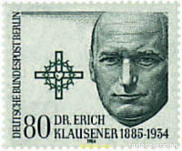 Sellos: 64817 MNH ALEMANIA. Berl&iacute;n 1984 50 ANIVERSARIO DE LA MUERTE DE ERICH KLAUSENER
