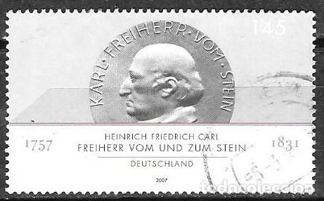 Stamps: SELLO USADO DE ALEMANIA 2007, YT 2449