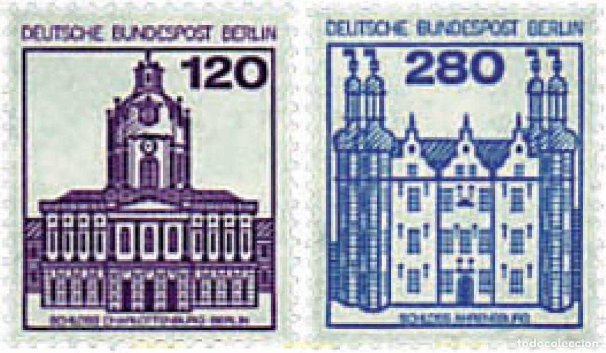 Sellos: 692238 MNH ALEMANIA. Berl&iacute;n 1982 CASTILLOS