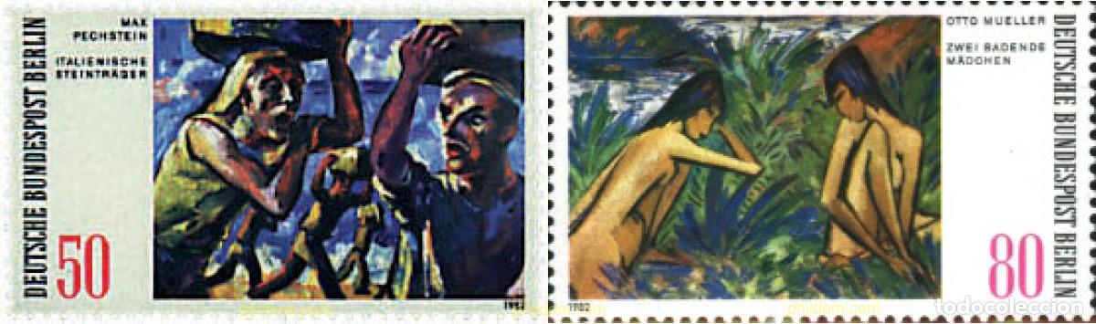 Sellos: 64744 MNH ALEMANIA. Berl&iacute;n 1982 PINTURAS MODERNAS DE LA COLECCION DEL MUSEO DE BERLIN