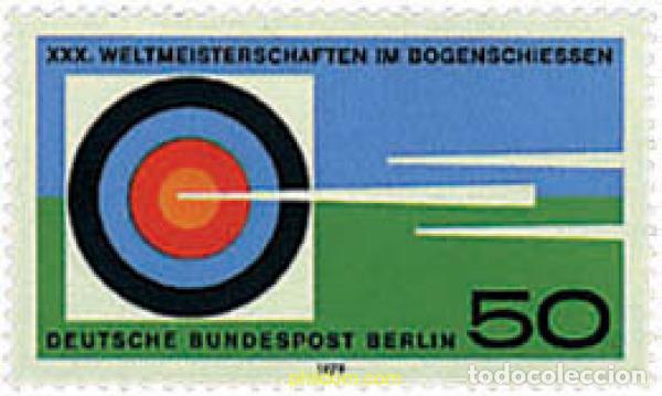 Sellos: 64718 MNH ALEMANIA. Berl&iacute;n 1979 CAMPEONATO MUNDIAL DE TIRO AL ARCO