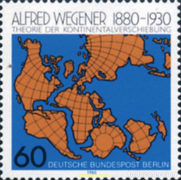 Sellos: 131270 MNH ALEMANIA. Berl&iacute;n 1980 100 ANIVERSARIO DEL NACIMIENTO DE ALFRED WEGENER