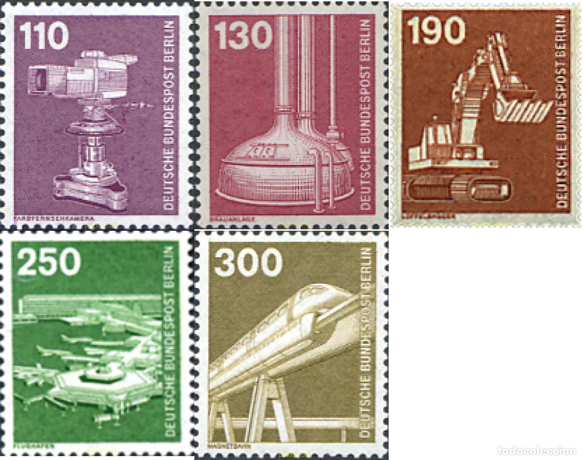Sellos: 61074 MNH ALEMANIA. Berl&iacute;n 1982 INDUSTRIA Y TECNICA