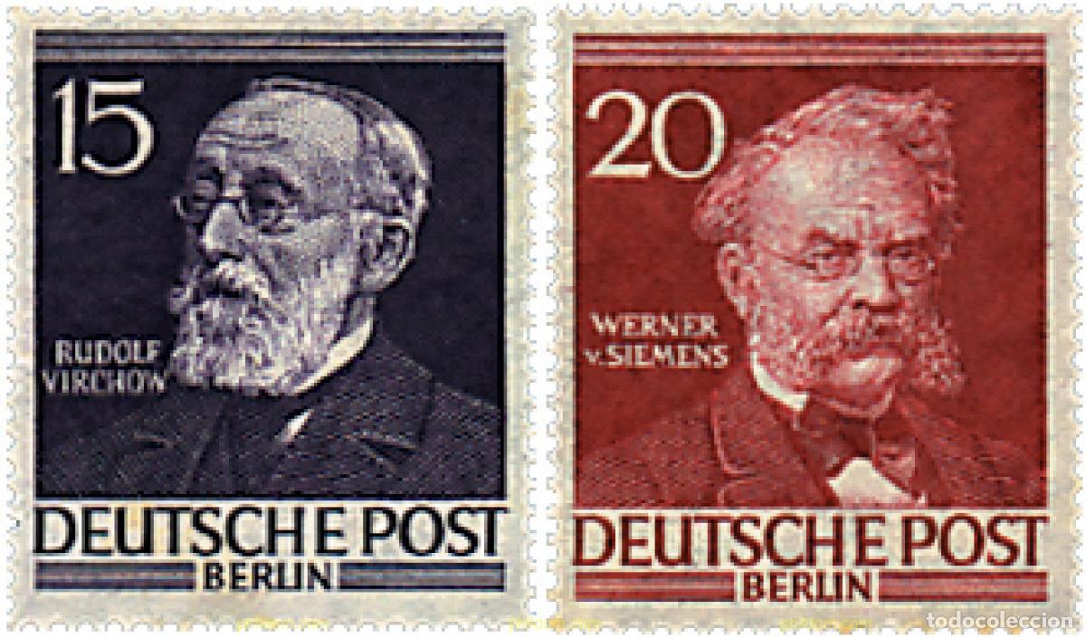 Sellos: 788330 HINGED ALEMANIA. Berl&iacute;n 1952 BERLINESES CELEBRES