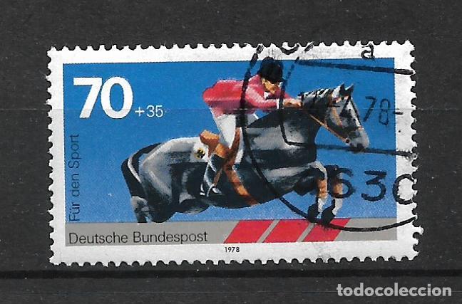 Sellos: alemania 1978 michel 968 usado 3.50&euro;- 19/64