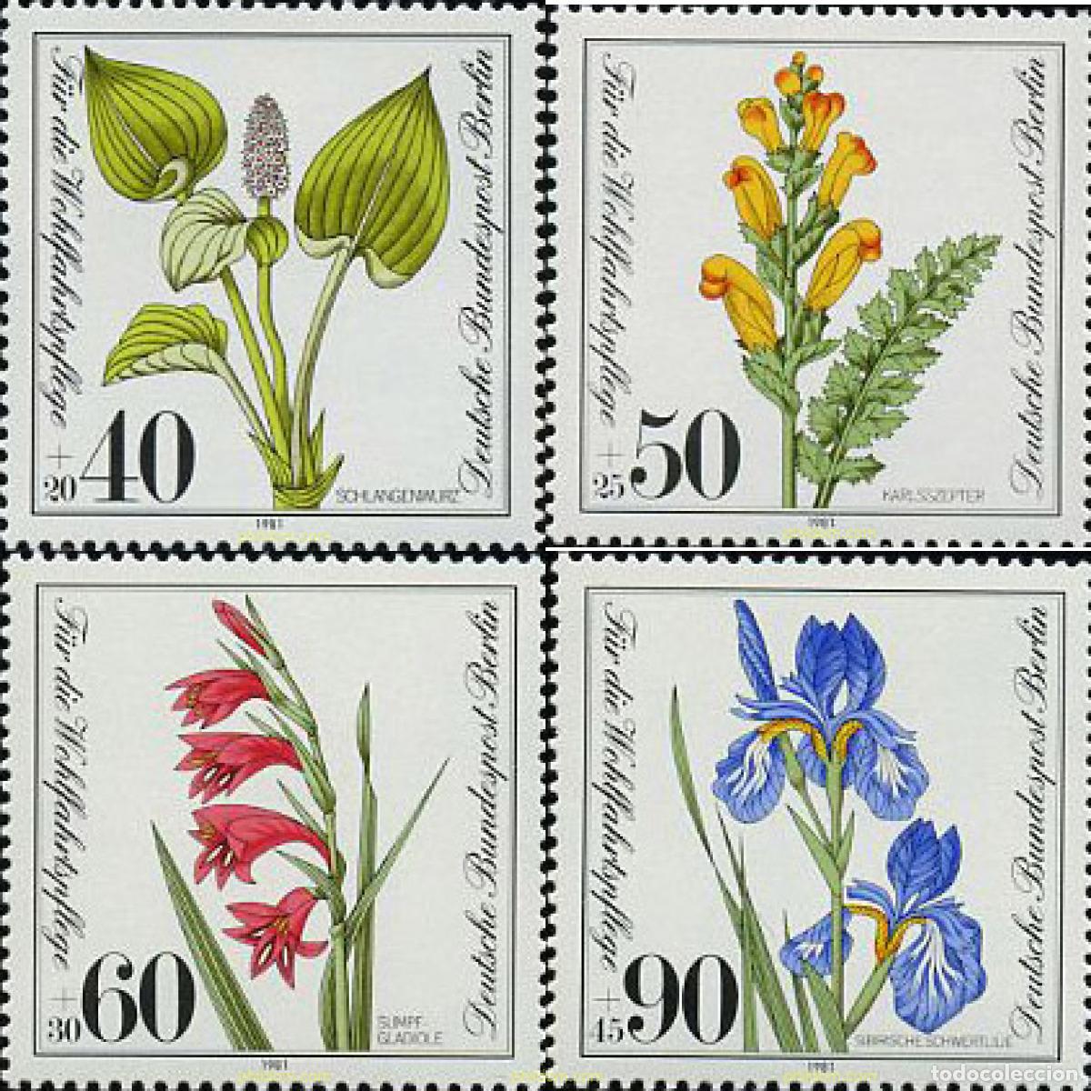 Sellos: 80212 MNH ALEMANIA. Berl&iacute;n 1981 PRO BENEFICENCIA