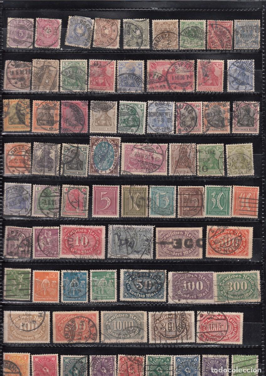 Sellos: LOTE DE 250 SELLOS DISTINTOS DE ALEMANIA - PRIMERA &Eacute;POCA-