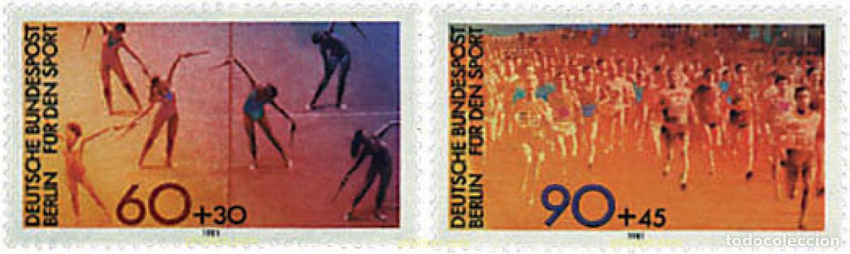Sellos: 64739 MNH ALEMANIA. Berl&iacute;n 1981 PRO DEPORTE