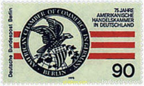 Sellos: 64701 MNH ALEMANIA. Berl&iacute;n 1978 75 ANIVERSARIO DE LA CUMBRE AMERICANA DE COMERCIO EN ALEMANIA, BER