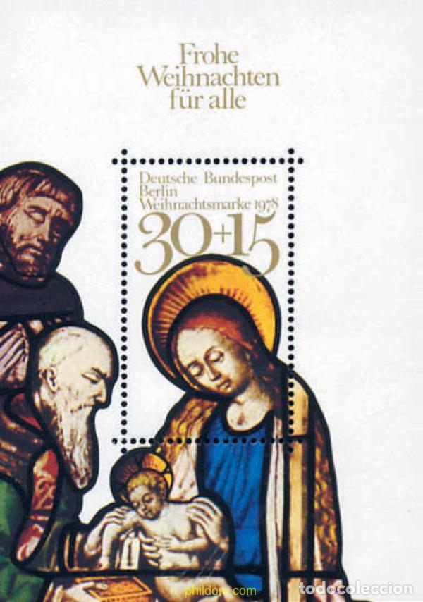 Sellos: 64704 MNH ALEMANIA. Berl&iacute;n 1978 NAVIDAD