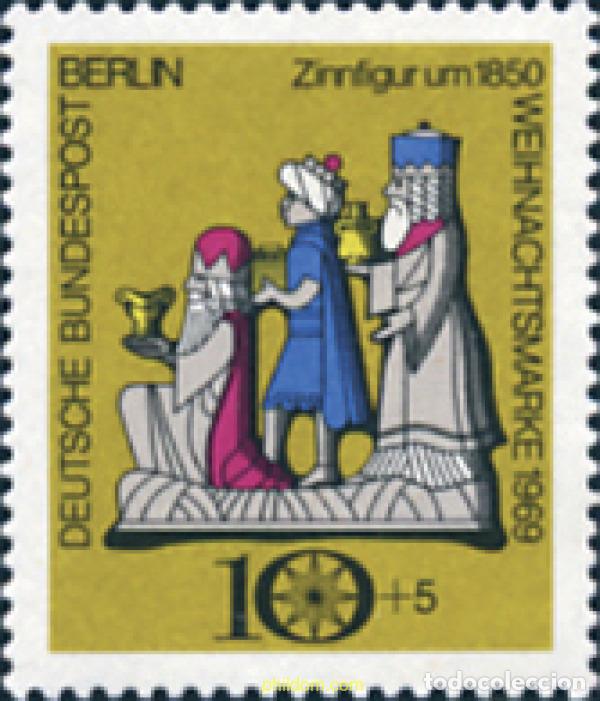 Sellos: 131029 MNH ALEMANIA. Berl&iacute;n 1969 NAVIDAD