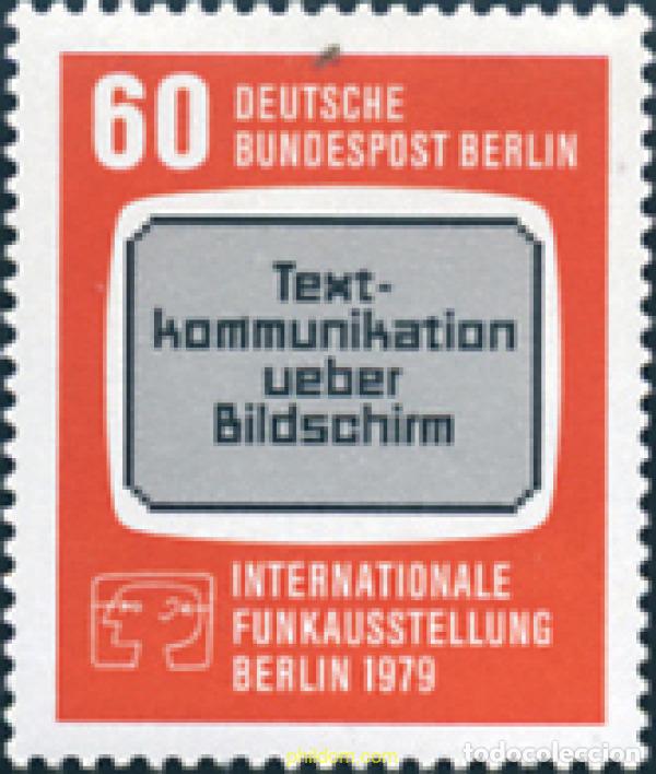 Sellos: 131258 MNH ALEMANIA. Berl&iacute;n 1979 EXPOSICION INTERNACIONAL DE RADIOTELEVISION