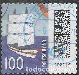 Sellos: ALEMANIA YVERT 3426 USADO BARCOS