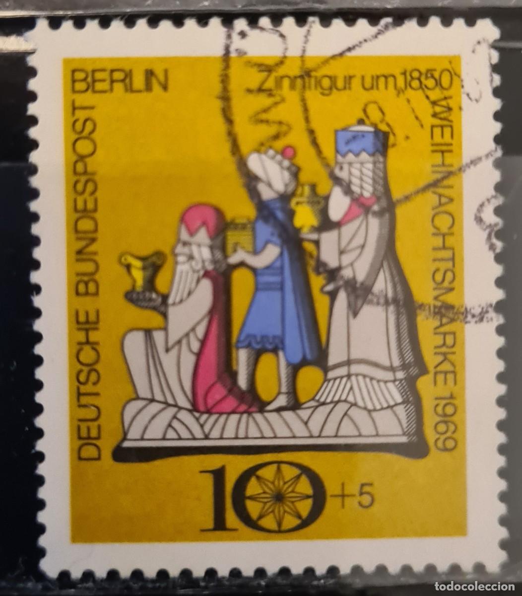 Sellos: Sello usado de Berl&iacute;n 1969: Navidad