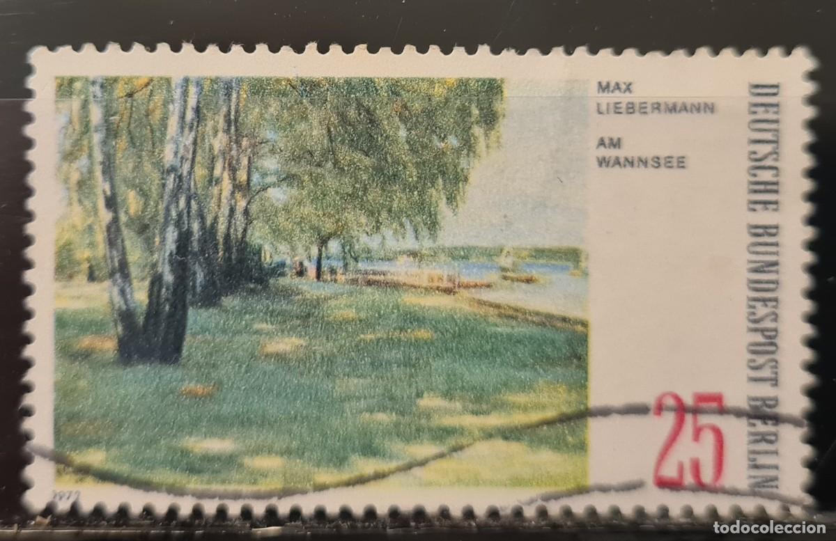 Sellos: Sello usado de Berl&iacute;n 1972: paisajes de autor de Berl&iacute;n