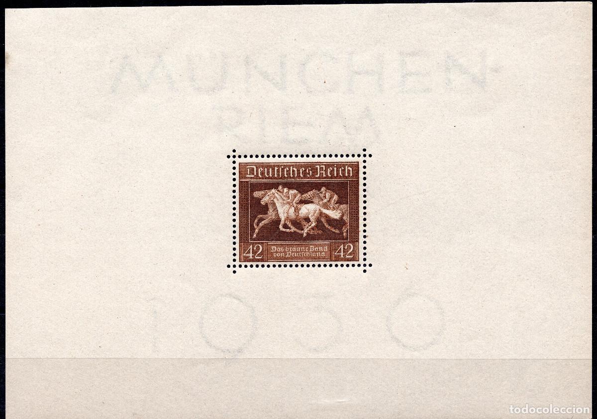 Sellos: ALEMANIA IMPERIO 1936 STAMP MICHEL DR BL4X