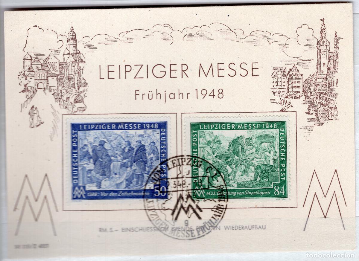 Sellos: ALEMANIA OCUPACIONES TRIZONA 1948 STAMP MICHEL DE-TZ 967-968
