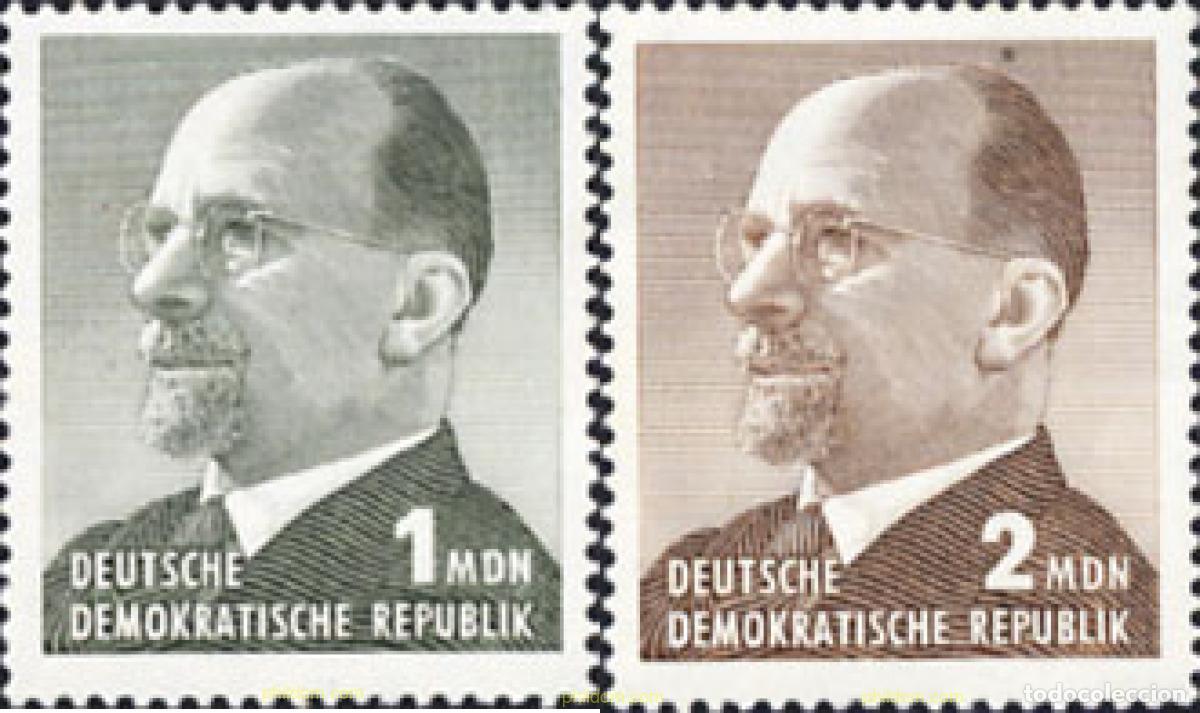 Sellos: 150606 MNH ALEMANIA DEMOCRATICA 1965 PRESIDENTE WALTER ULBRICHT