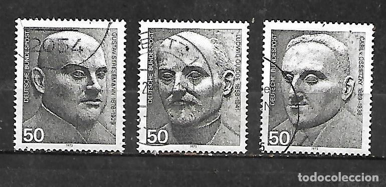 Sellos: 1975: Serie &rdquo;Premios Nobel alemanes&rdquo; (usado)