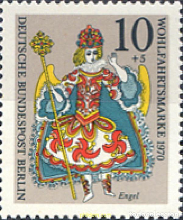 Sellos: 131038 MNH ALEMANIA. Berl&iacute;n 1970 PRO BENEFICENCIA. NAVIDAD