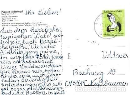 Sellos: Alemania y Marcofilia, Spiegelau, Pension Hochriegel, Nussbaumen Suisse 1983 (8267)