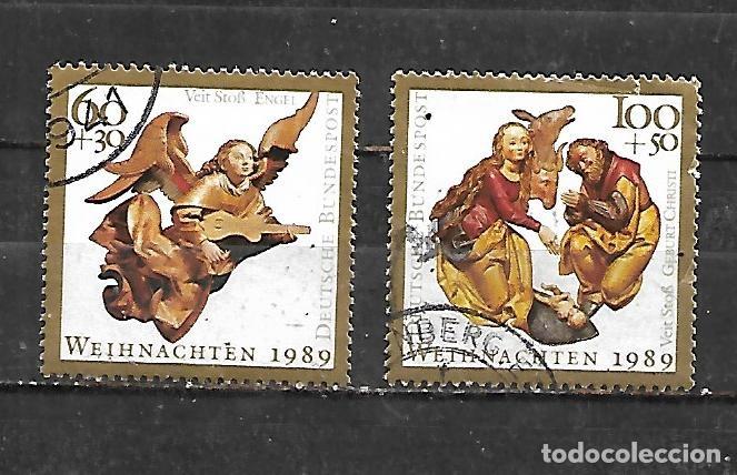 Sellos: 1989: Serie &rdquo;Navidad. &Aacute;ngeles de la iglesia de San Lorenzo de Nuremberg de 1518&rdquo; (usado)