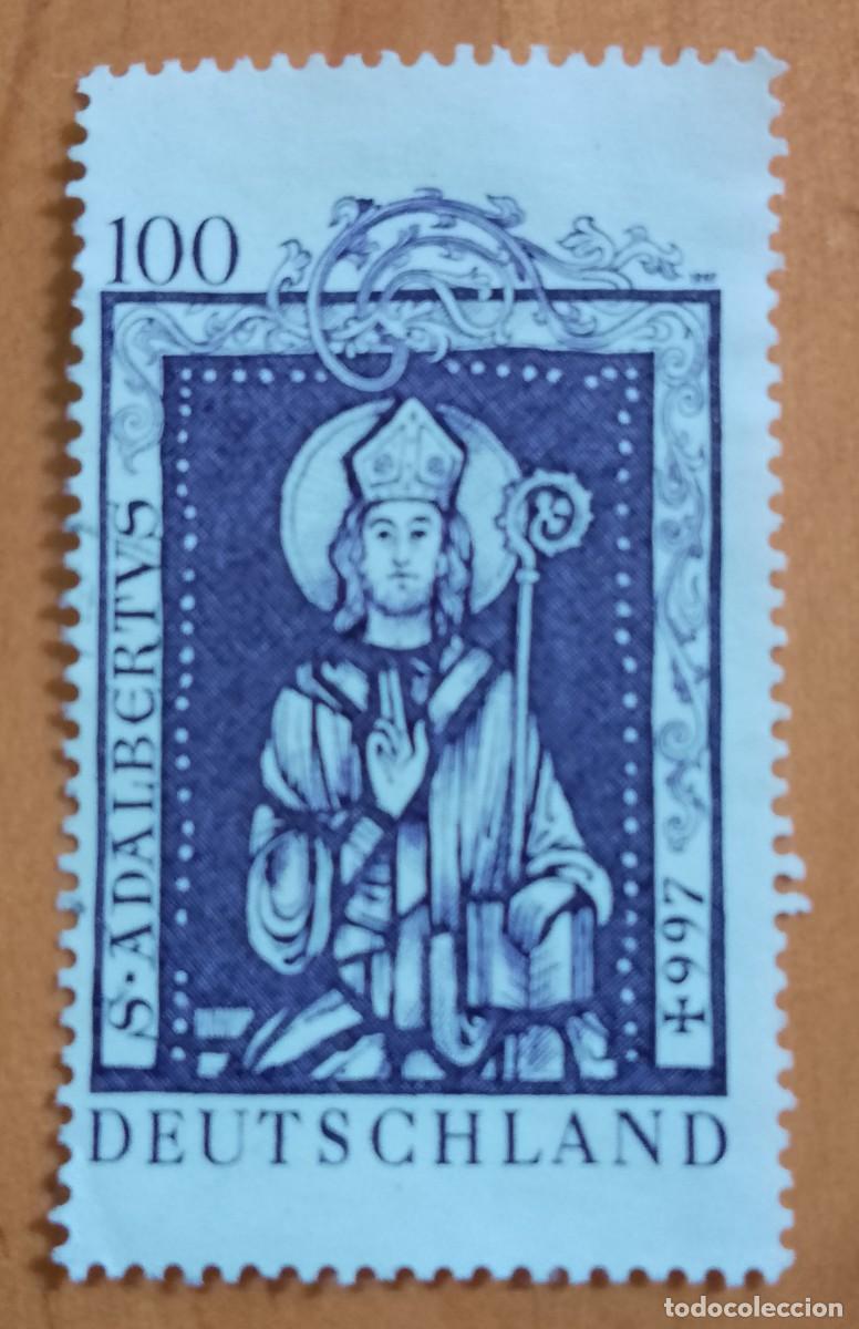 Sellos: ALEMANIA - V/F 100 - A&Ntilde;O 1997 - S&acute;ADALBERTUS - MI 1914
