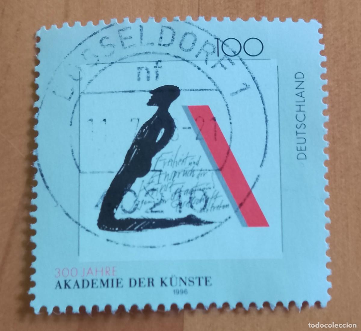 Sellos: ALEMANIA - V/F 100 - A&Ntilde;O 1996 - 300 A&Ntilde;OS DE LA ACADEMIA DE BELLAS ARTES DE BERLIN