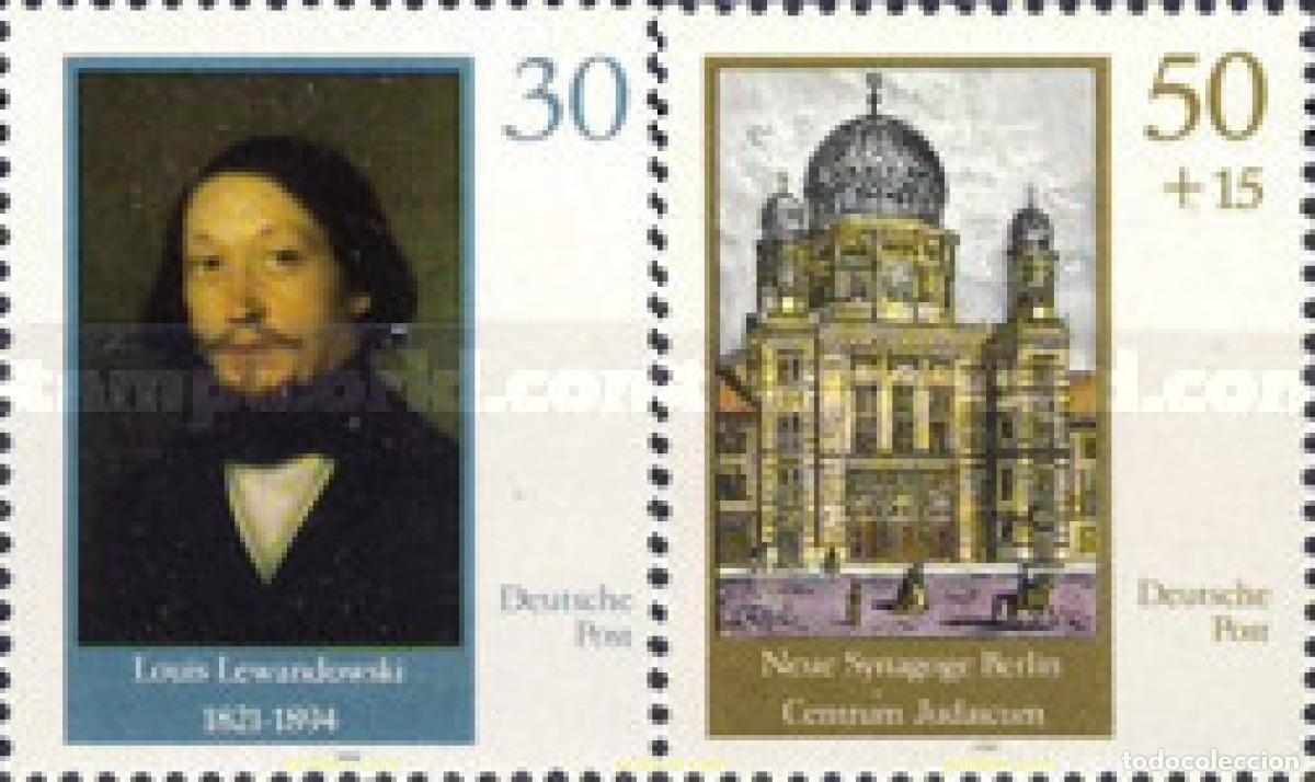 Sellos: 151012 MNH ALEMANIA DEMOCRATICA 1990 NUEVA SINAGOGA DE BERLIN
