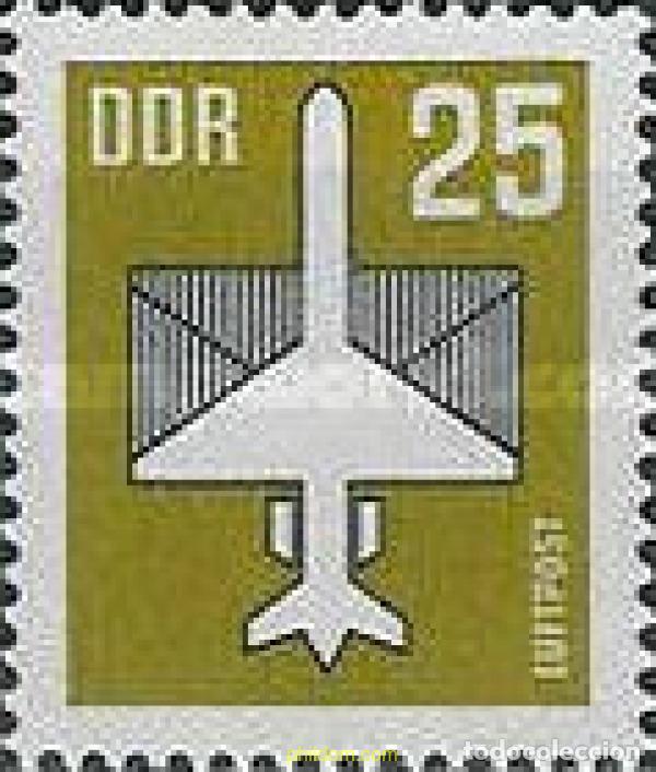 Sellos: 713434 MNH ALEMANIA DEMOCRATICA 1989 CORREO AEREO