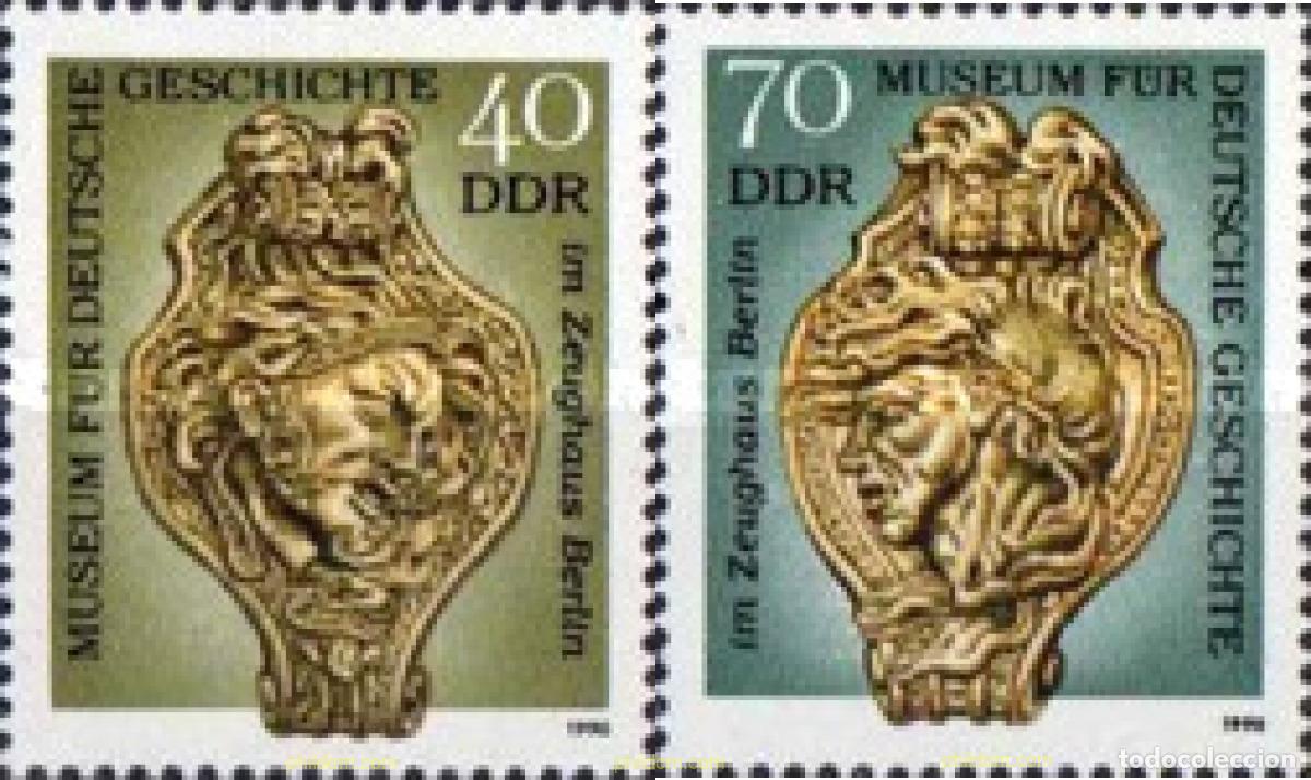 Sellos: 151005 MNH ALEMANIA DEMOCRATICA 1990 MUSEO DE HISTORIA