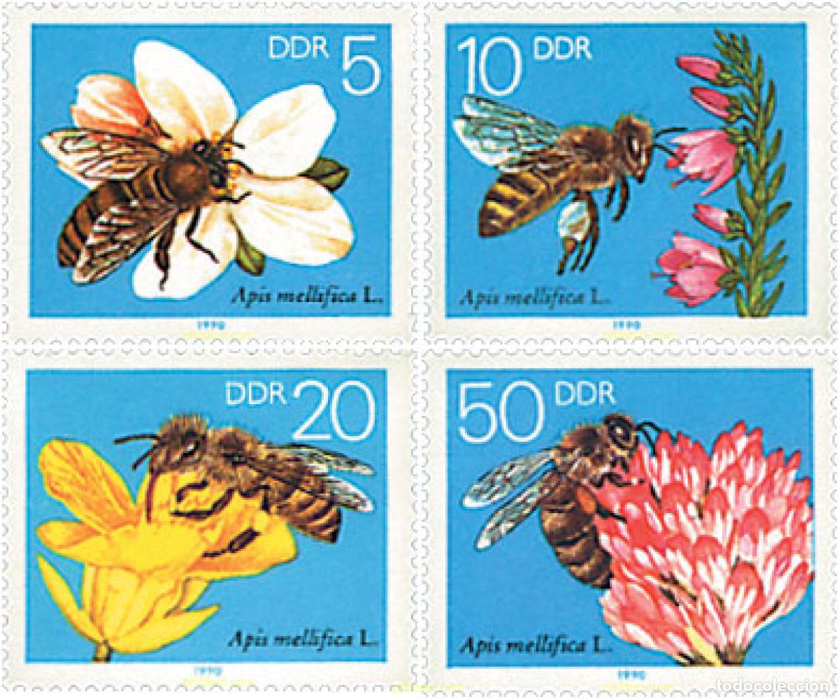 Sellos: 82003 MNH ALEMANIA DEMOCRATICA 1990 ABEJA
